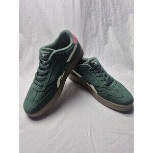 Reebok Forte Lounger Double-Up Women's Sneakers Size 9 Green Suede Shoes